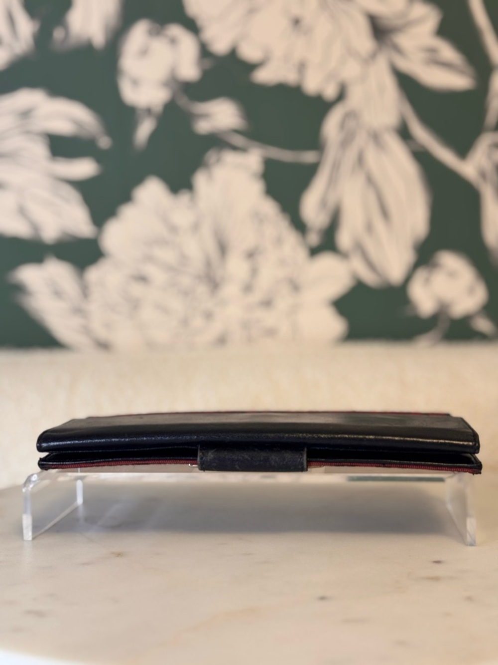 Fendi Authentic Vintage Red Zucca Monogram Wallet, EUC RARE - Picture 9 of 13